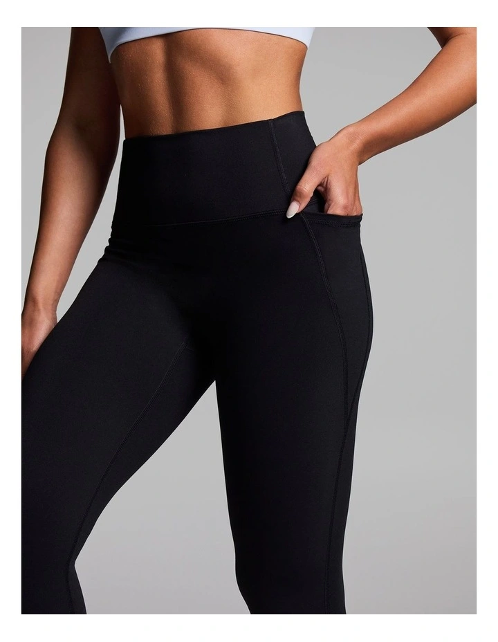 No Front Seam Full Length Tights in Black Tall image 4