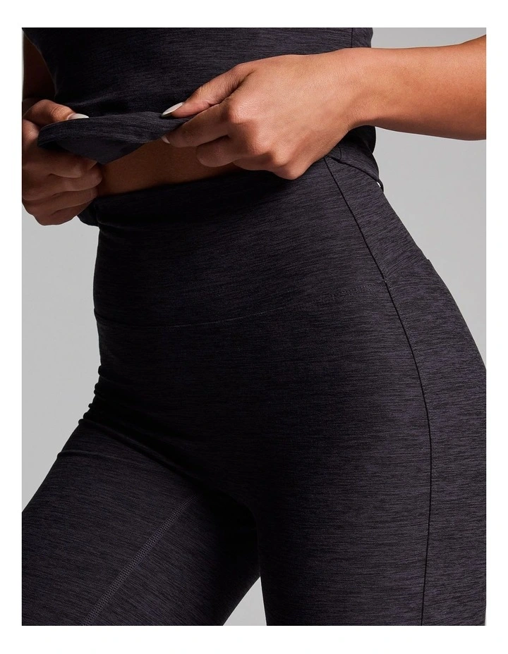 Balance Slim Fit Flared Pants in Dark Grey Marle image 4