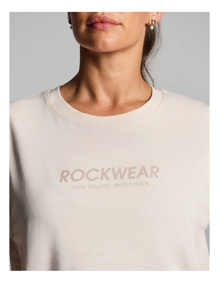 Off Duty Hip Tee in Alabaster image 4