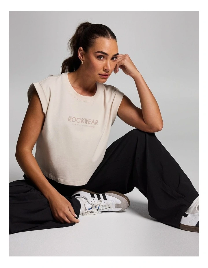 Off Duty Hip Tee in Alabaster image 6