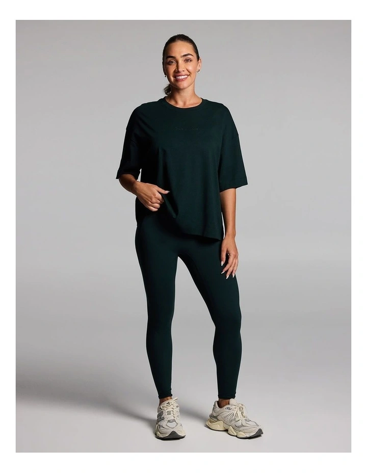 Oversize Boxy Tee Forest in Green image 6