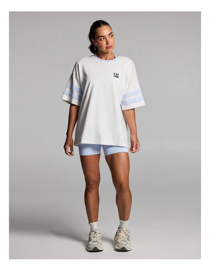 Game Day Oversize Tee in White image 5