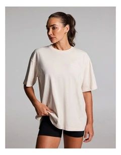 Loose Fit Tee in Alabaster