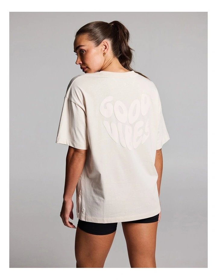 Loose Fit Tee in Alabaster image 2