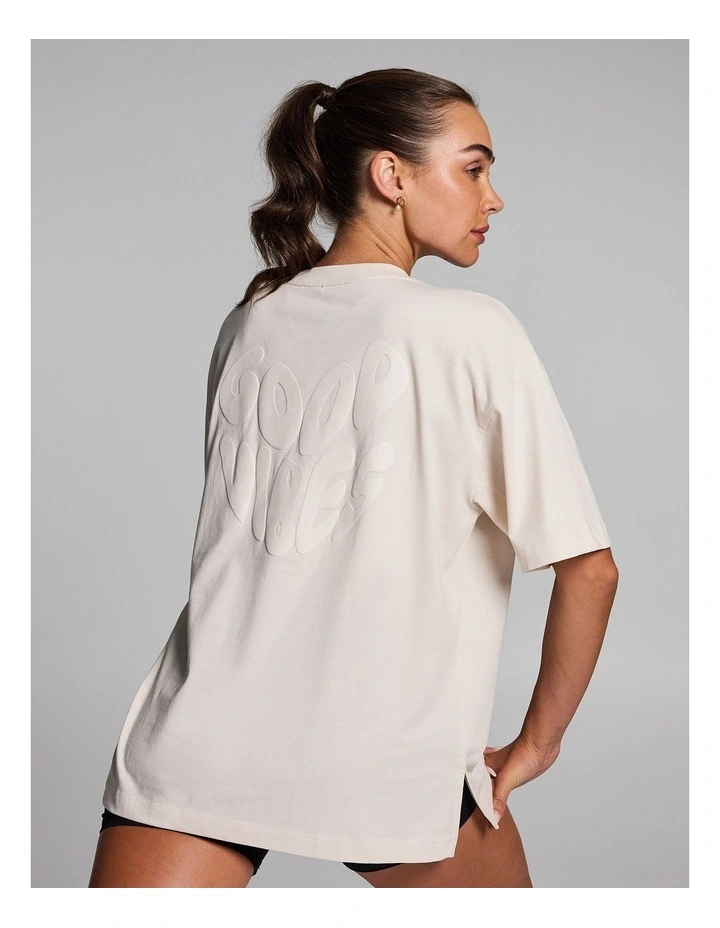 Loose Fit Tee in Alabaster image 6