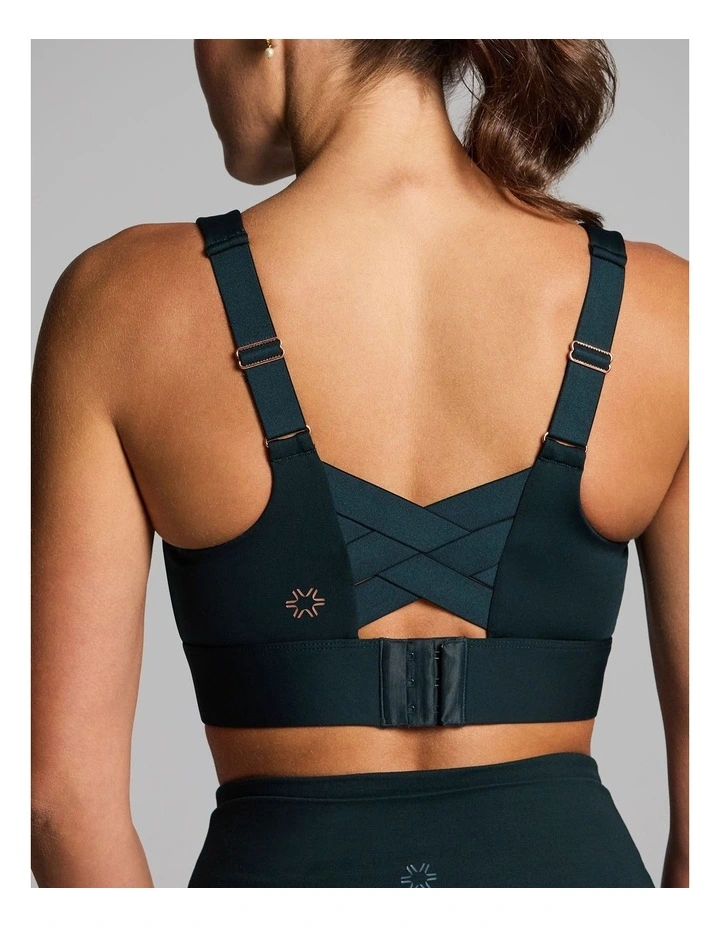Energise High Impact Adjustable Sports Bra in Forest image 4