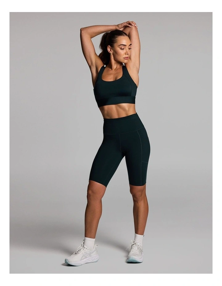 Energise High Impact Adjustable Sports Bra in Forest image 5