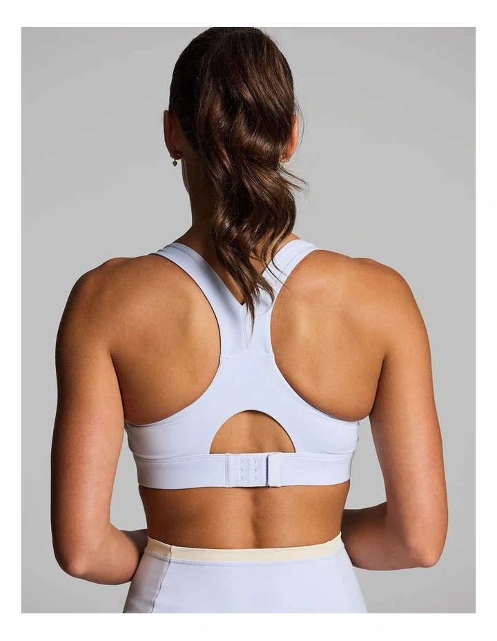 Base One Medium Impact Sports Bra in Light Sky Blue image 4