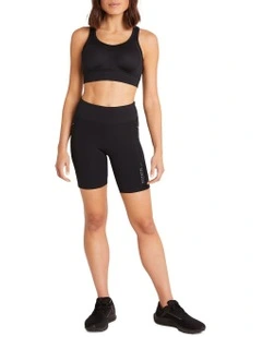 Asana Pocket Bike Shorts in Black
