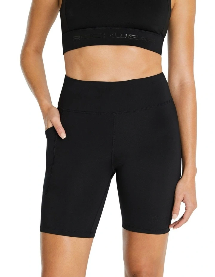 Energise Pocket Bike Shorts in Black image 1