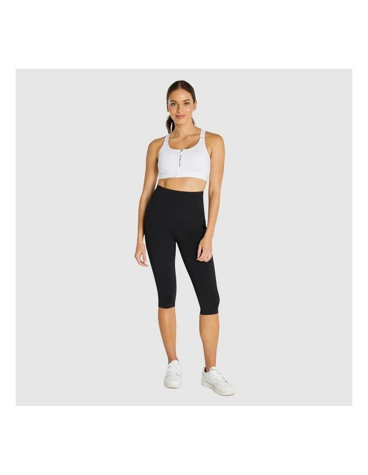 Velocity Pocket 3/4 Tights in Black image 6