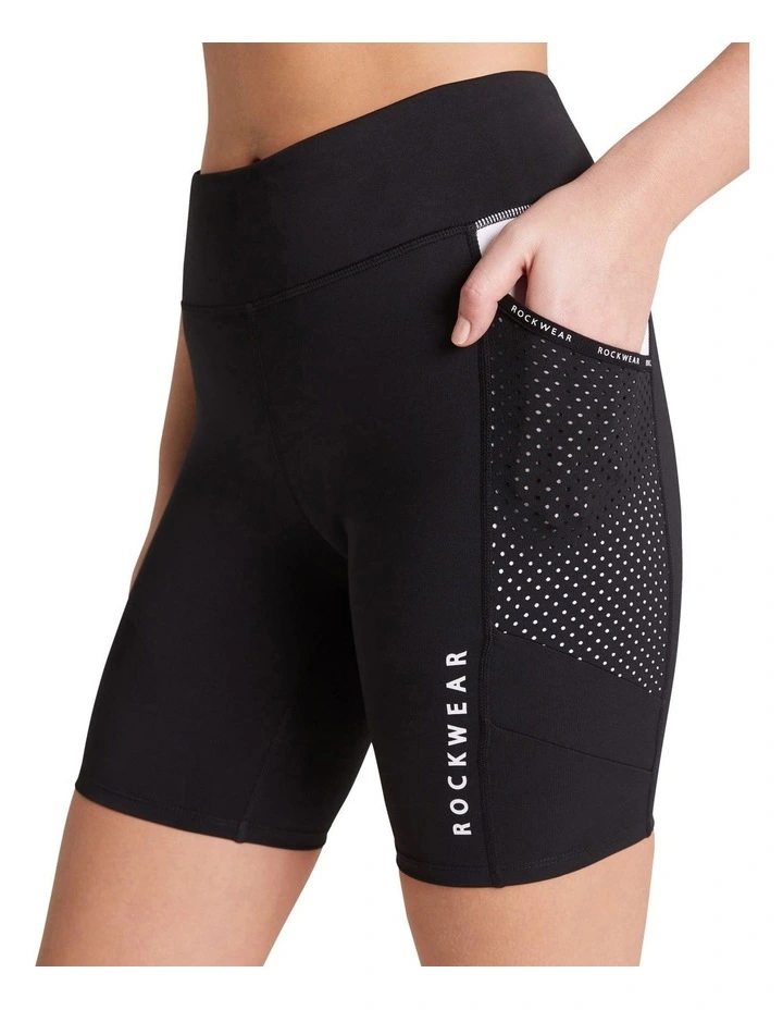Pocket Bike Shorts in Black image 5