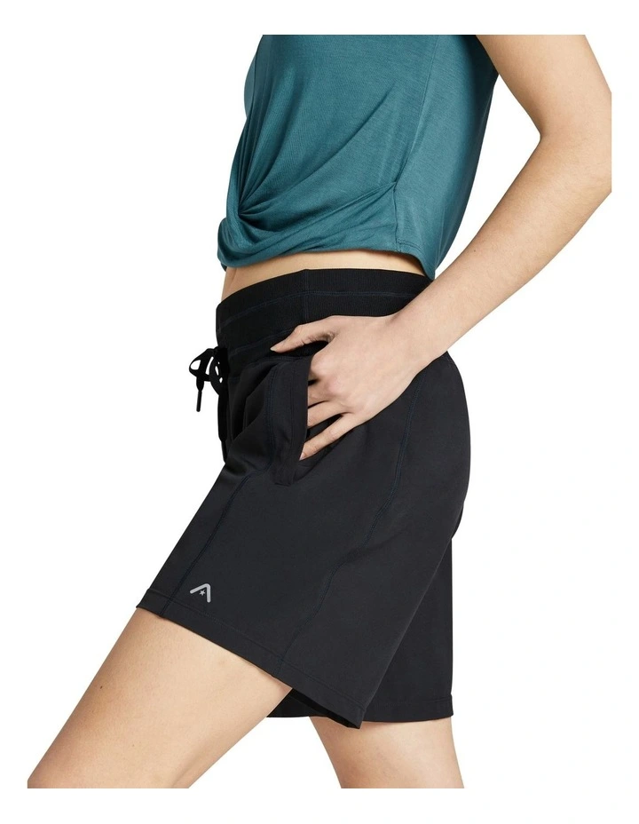 Longline Casual Short in Black image 4