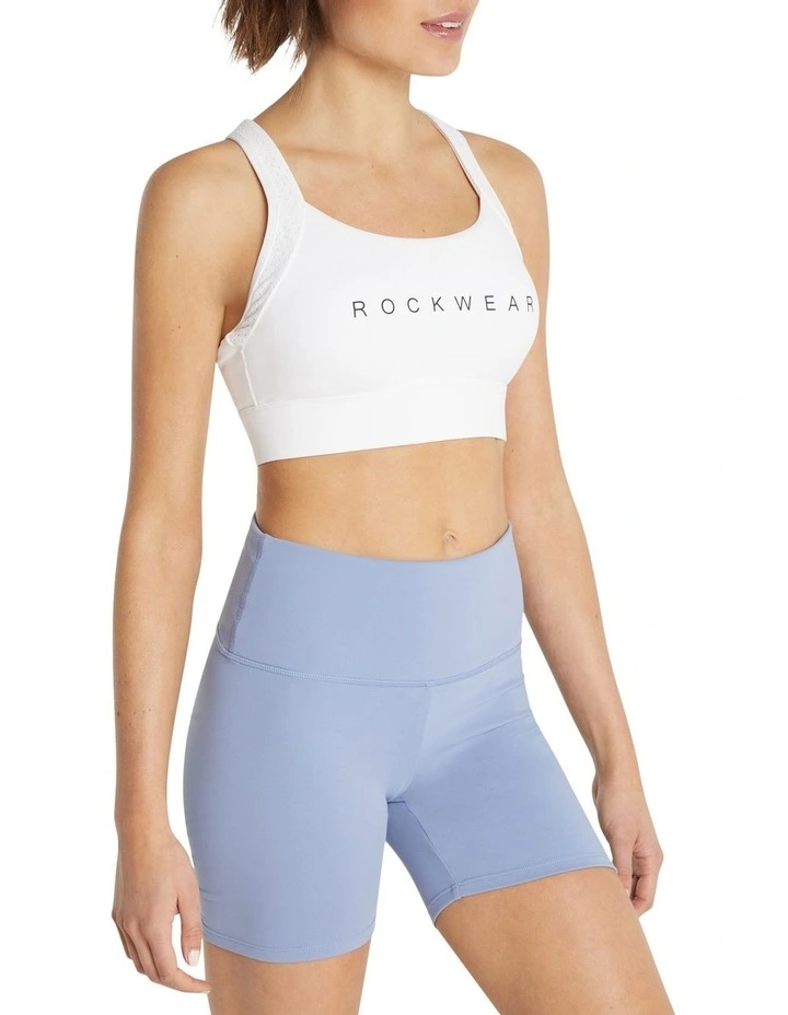 Sprint High Impact Sports Bra in White image 2
