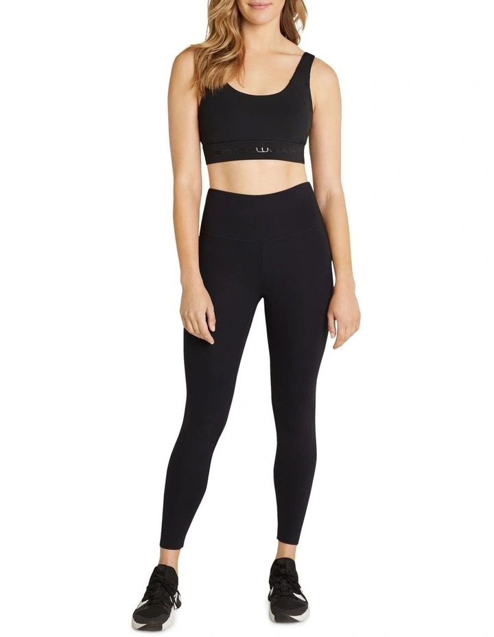 Scrunch Bum Full Length Tights in Black image 5
