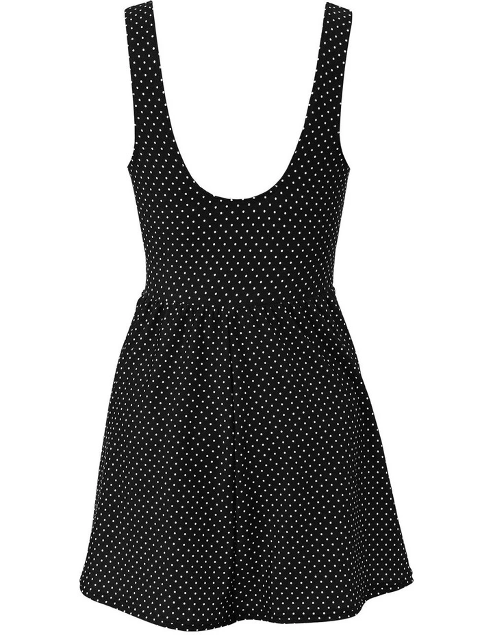 Pin Point Marais Short Shaping Swimdress in Black/White image 5