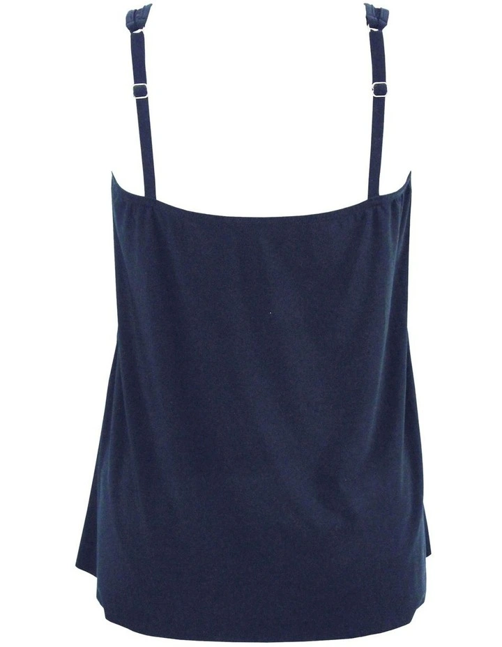 Illusionists Mirage Floaty Layered Tankini Top in Midnight image 6