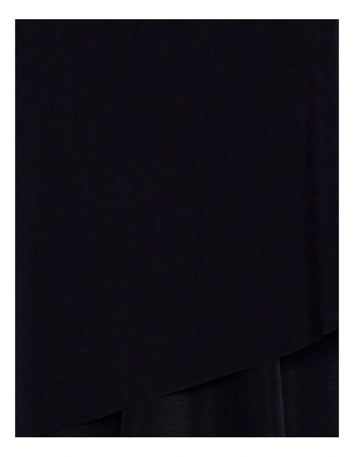 Illusionists Mirage Floaty Layered Tankini Top in Black image 7