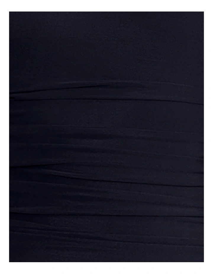 Rock Solid Aphrodite High Neck Shaping Swimsuit in Black image 7