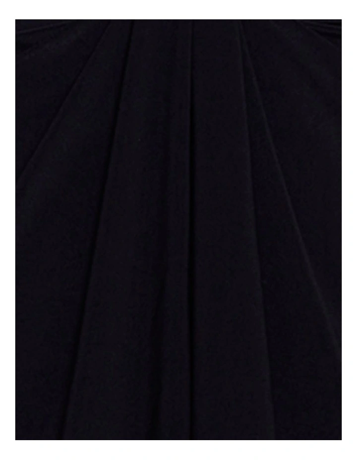 Rock Solid Marina Draped Underwire Tankini Top in Black image 7