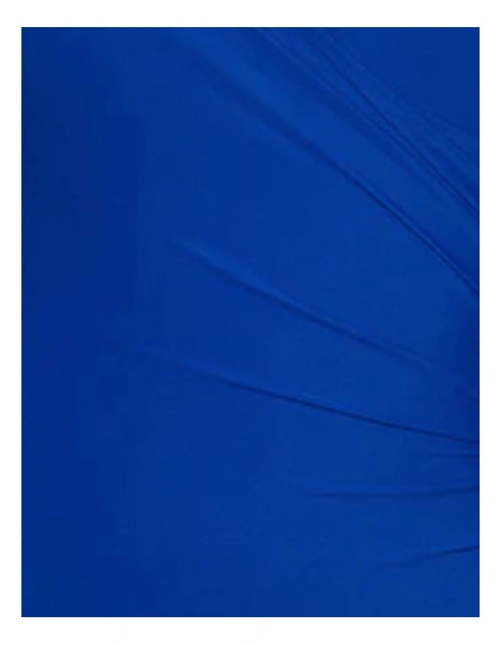 Razzle Dazzle Siren Crossover Shaping Swimsuit in Azul Blue image 7