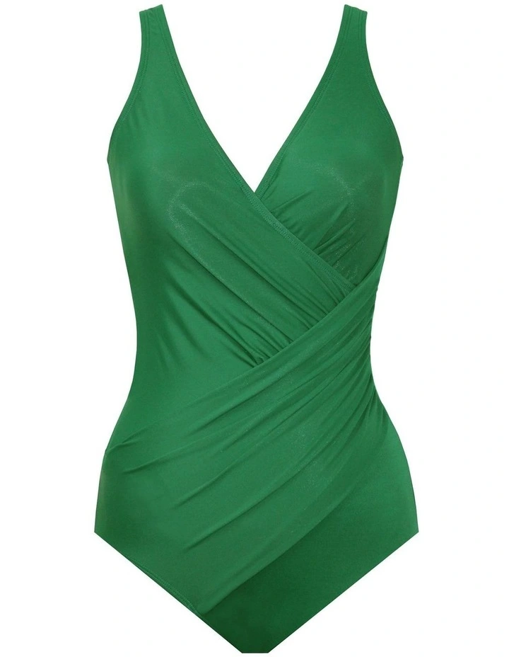 Must Haves Oceanus Soft Cup Shaping Swimsuit in Malachite image 5