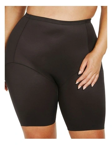 Unbelievable Comfort High Waist Thigh Shaper Plus Size in Black