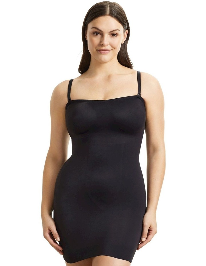 Sleek Essentials Convertible-to-Strapless Shaper Slip in Black