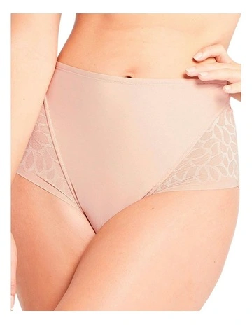 Perfect Curves High Waist Lace Shaping Brief in Blush