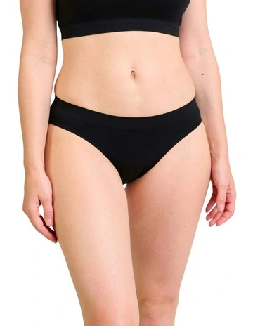 So Confort Seamless Plus Size Brief in Black