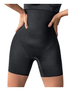 On Target Firm Tummy Control Body Shaper Short in Black