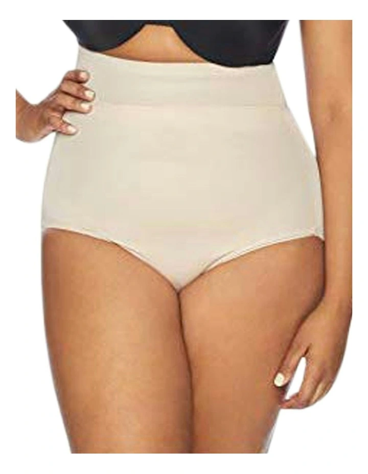 Unbelievable Comfort Plus High Waist Brief in Nude image 1
