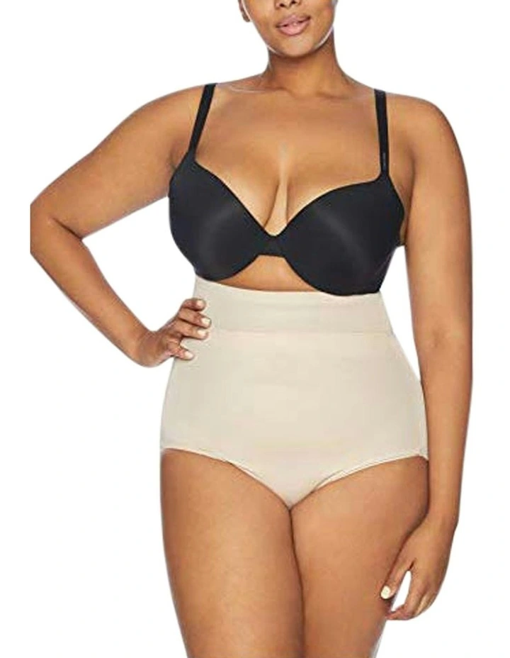 Unbelievable Comfort Plus High Waist Brief in Nude image 3