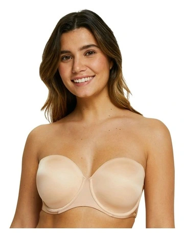 Unseen Wired Moulded Convertible To Strapless Bra in Beige