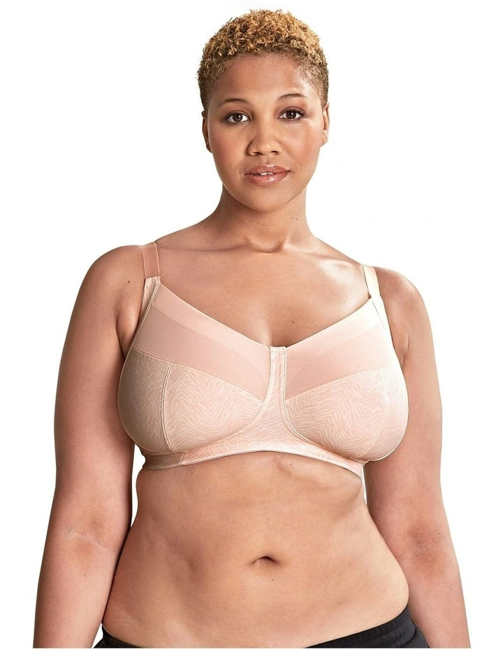Rosa Wirefree Full Cup Bra with Organic Cotton in Blush image 4