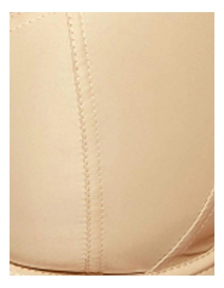Clarisse Strappy Large Cup Wired Bra With Side Support in Beige image 6