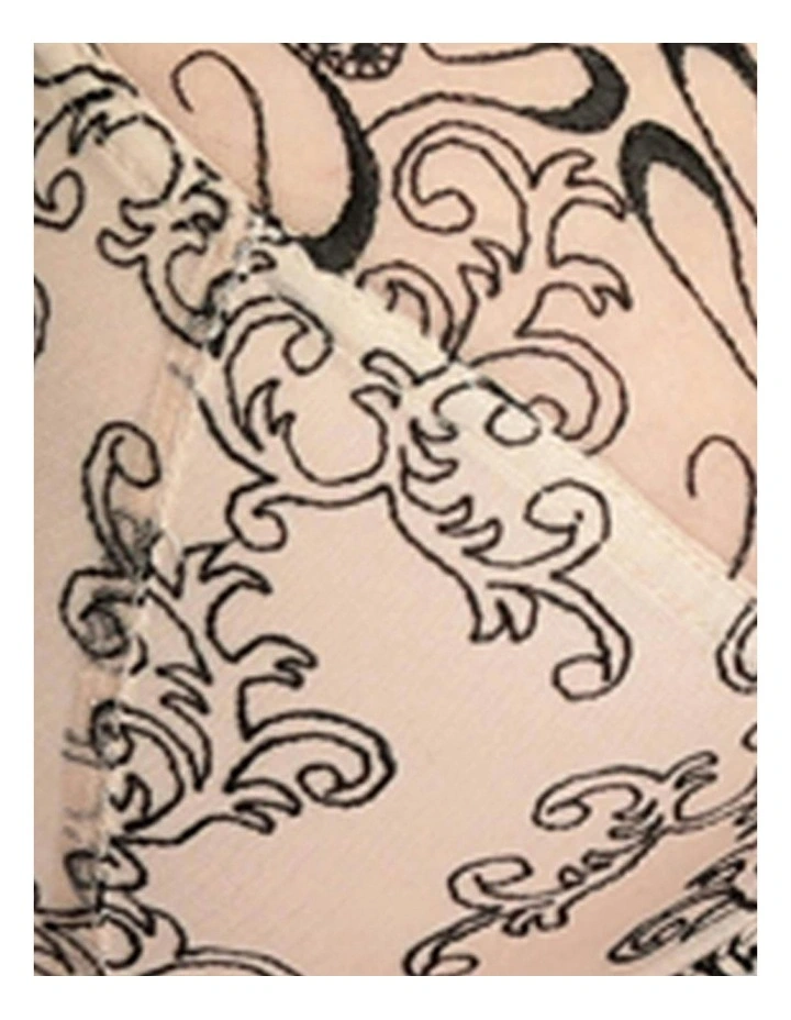 Tatuaz Unlined Embroidered Large Cup Wired Bra in Black image 6