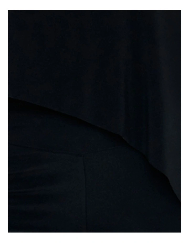 Cabana Palazzo Style Wide Leg Beach Trousers in Black image 6