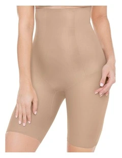 Shape With An Edge High Waist Long Leg Shaping Short in Nude