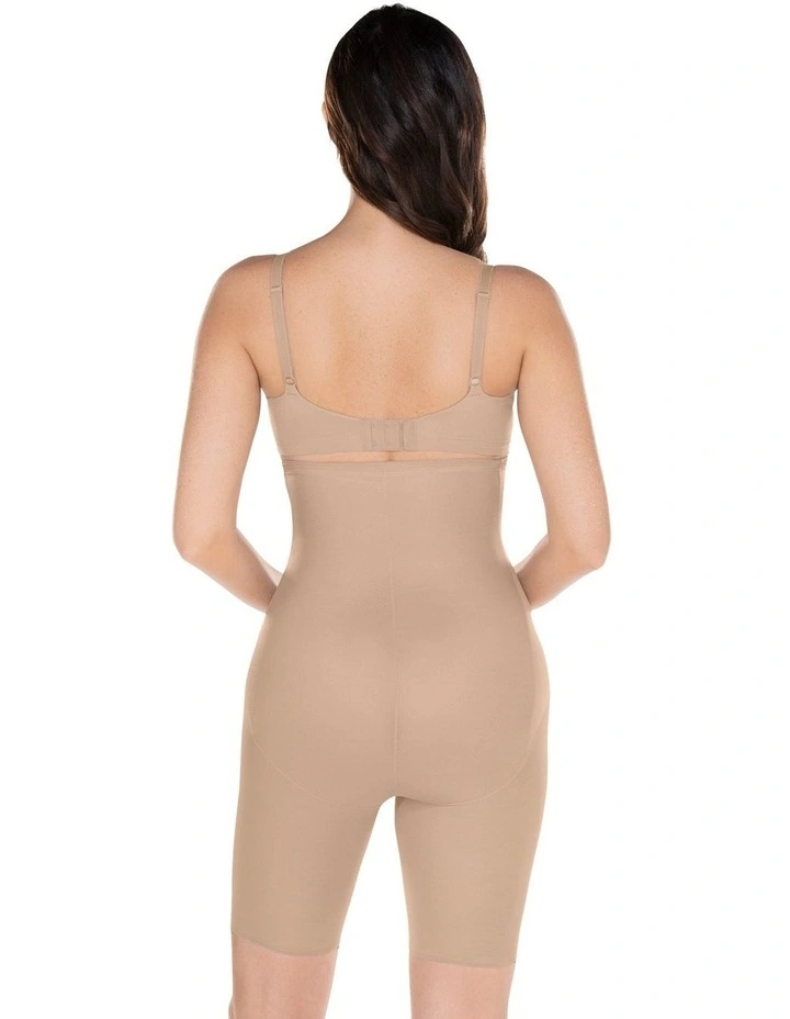 Shape With An Edge High Waist Long Leg Shaping Short in Nude image 6