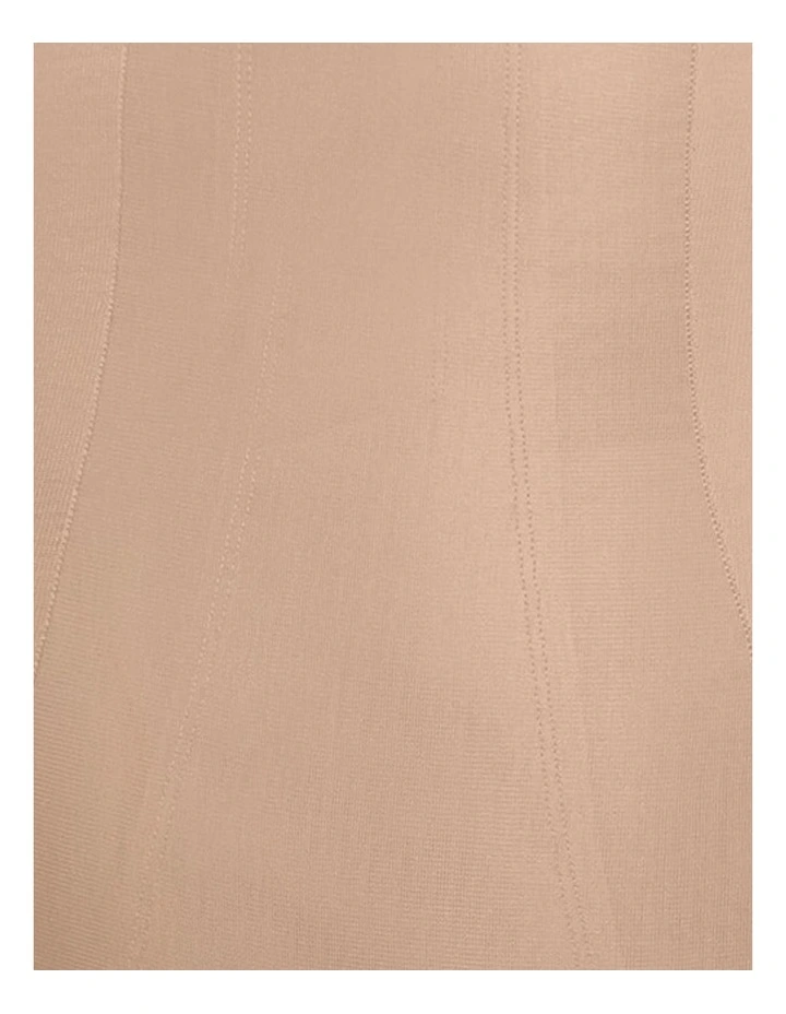 Shape With An Edge High Waist Long Leg Shaping Short in Nude image 7