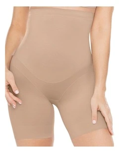 Adjustable Fit High Waist Thigh Slimmer in Nude