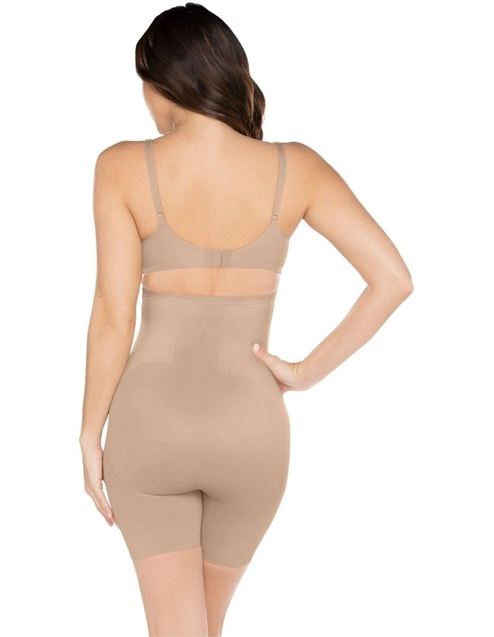 Adjustable Fit High Waist Thigh Slimmer in Nude image 5