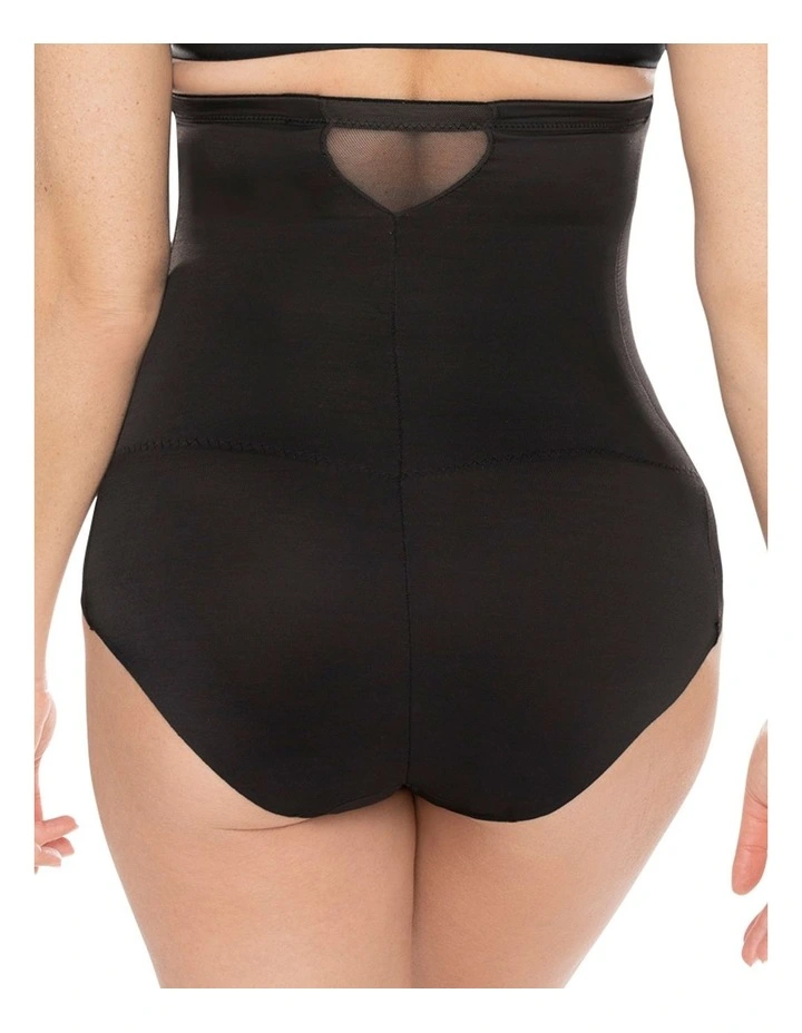 Sheer Shaping Sheer X-Firm High Waist Brief in Black image 2