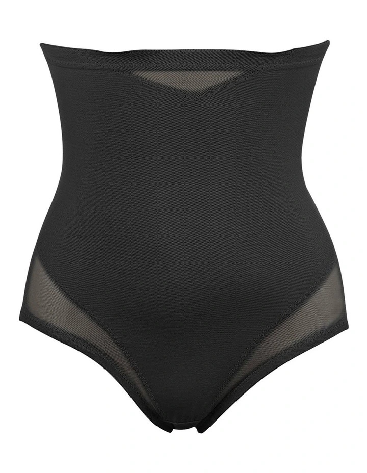 Sheer Shaping Sheer X-Firm High Waist Brief in Black image 6