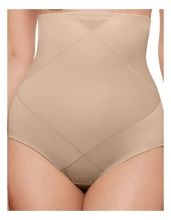 Tummy Tuck High-Waist Shaping Brief in Nude
