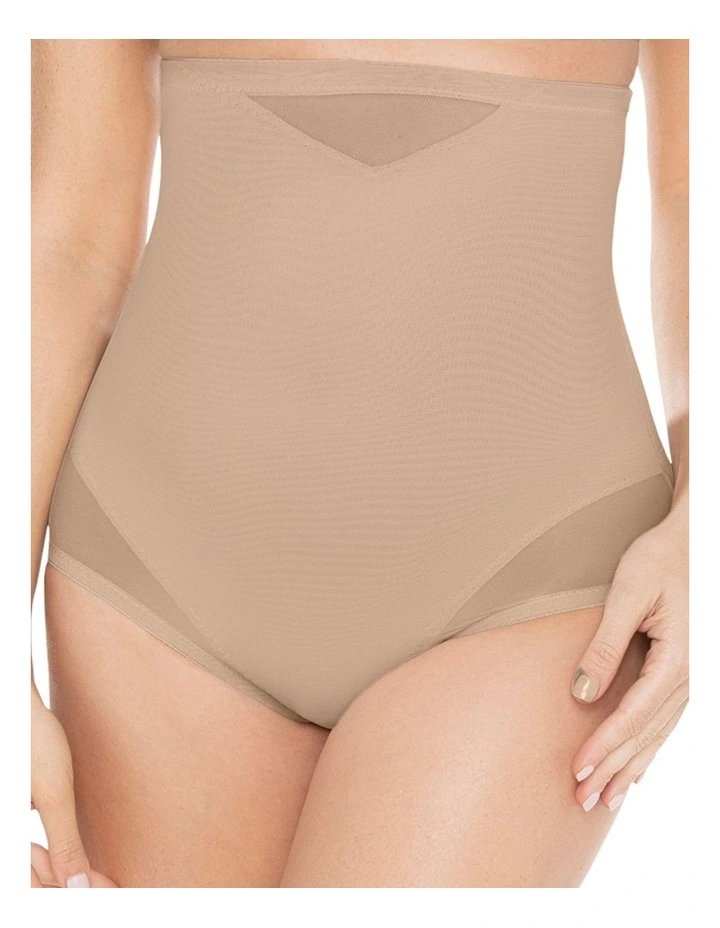 Sheer Shaping Sheer X-Firm High Waist Brief in Nude image 1