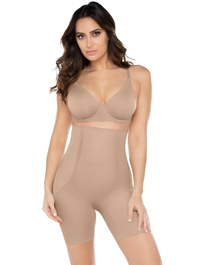 Back Magic High Waist Long Leg in Beige image 5