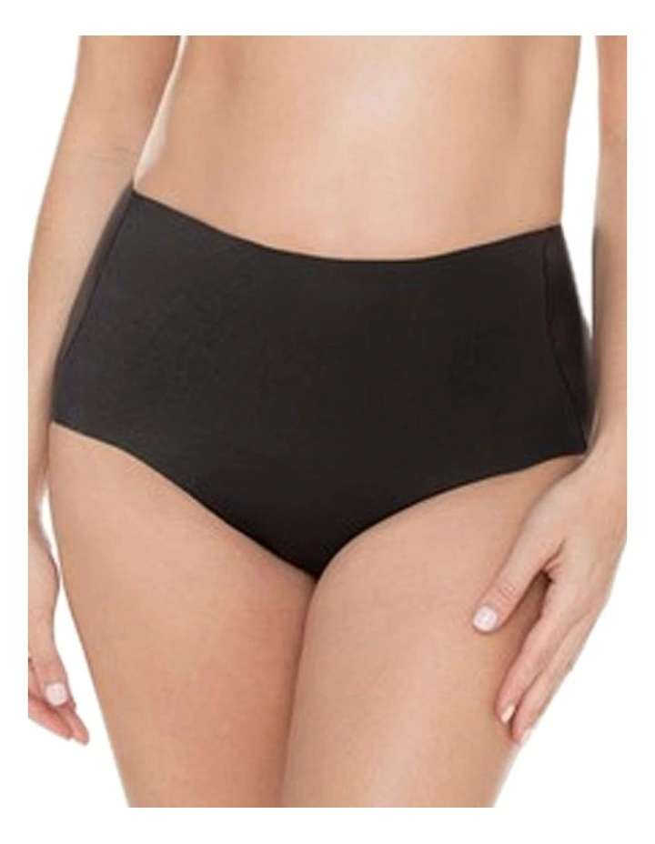 High Waist Light Shaping Brief Set of Two in White/Black image 2
