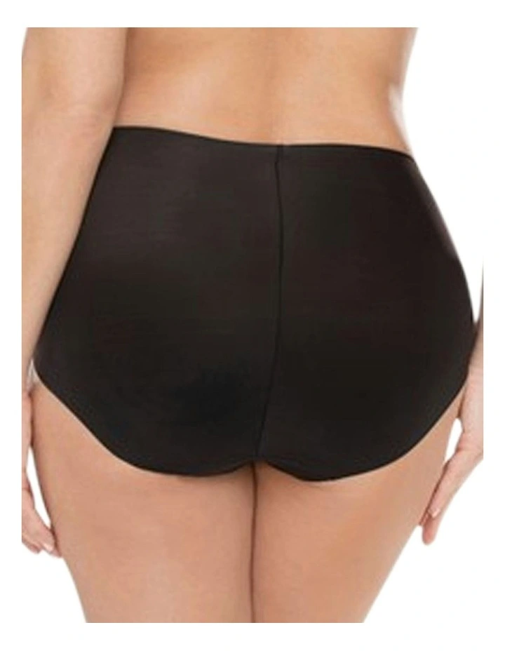 High Waist Light Shaping Brief Set of Two in White/Black image 3